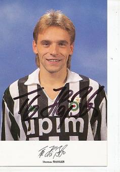 Thomas Häßler  Juventus Turin  Fußball Autogrammkarte  original signiert 
