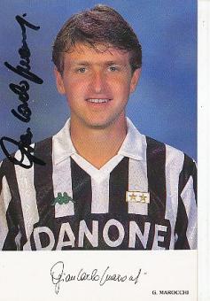 Giancarlo Marocchi  Juventus Turin  Fußball Autogrammkarte  original signiert 
