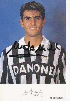 Marco De Marchi  Juventus Turin  Fußball Autogrammkarte  original signiert 