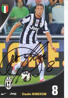 Claudio Marchisio  Juventus Turin  Fußball Autogrammkarte  original signiert 