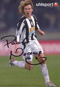 Pavel Nedved   Juventus Turin  Fußball Autogrammkarte  original signiert 