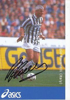 Fabrizio Ravanelli  Juventus Turin  Fußball Autogrammkarte  original signiert 