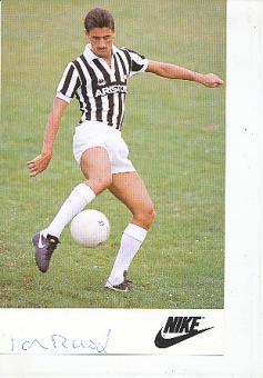 Ian Rush  Juventus Turin  Fußball Autogrammkarte  original signiert 