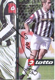 Igor Tudor  Juventus Turin  Fußball Autogrammkarte  original signiert 