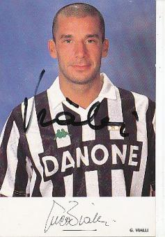 Gianluca Vialli † 2023  Juventus Turin  Fußball Autogrammkarte  original signiert 