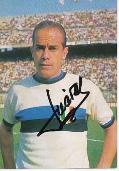 Louis Suarez   WM 1966  ARAL  Bergmann  Italien Fußball Autogrammkarte original signiert 
