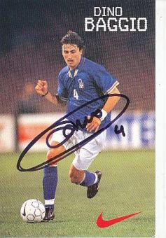 Dino Baggio   WM 1994   Italien Fußball Autogrammkarte original signiert 