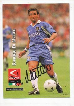 Roberto Di Matteo   FC Chelsea London & Italien  Fußball Autogrammkarte original signiert 