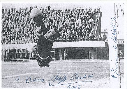 Giuseppe Casari † 2013 Italien WM 1950  Fußball Autogramm Karte original signiert 