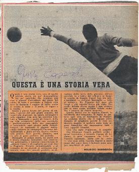 Giuseppe Casari † 2013 Italien WM 1950  Fußball Autogramm Bild original signiert 