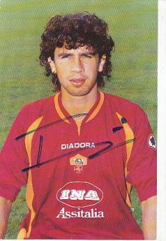 Damiano Tommasi  AS Rom  Fußball Autogrammkarte  original signiert 