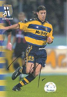 Matias Almeyda  AC Parma  Fußball Autogrammkarte  original signiert 