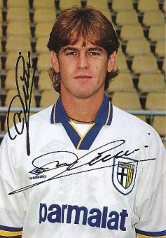Roberto Mussi  AC Parma  Fußball Autogrammkarte  original signiert 