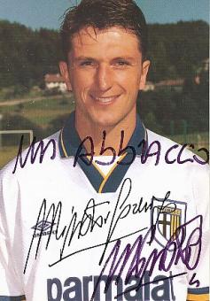 Lorenzo Minotti  AC Parma  Fußball Autogrammkarte  original signiert 