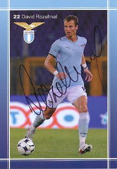 David Rozehnal   Lazio Rom  Fußball Autogrammkarte  original signiert 