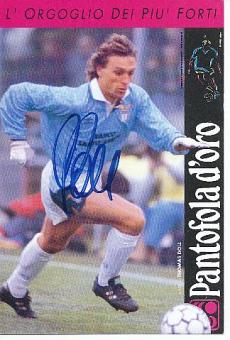 Thomas Doll  Lazio Rom  Fußball Autogrammkarte  original signiert 