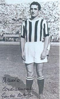 Emilio Caprile † 2020  Juventus Turin &  Italien  WM 1950  Fußball  Autogramm Foto  original signiert 