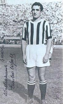 Emilio Caprile † 2020  Juventus Turin &  Italien  WM 1950  Fußball  Autogramm Foto  original signiert 
