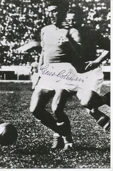 Gino Colaussi † 1991 Italien Weltmeister WM 1938  Fußball  Autogramm Foto  original signiert 