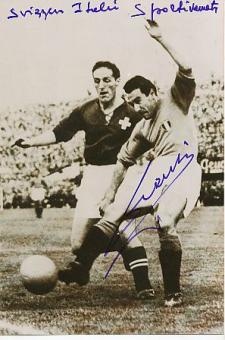 Benito Lorenzi † 2007 Italien WM 1954  Fußball  Autogramm Foto  original signiert 