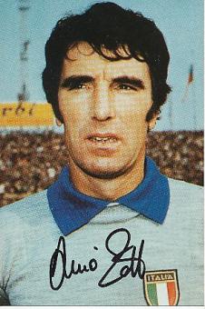 Dino Zoff  Italien Weltmeister WM 1982  Fußball  Autogramm Foto  original signiert 