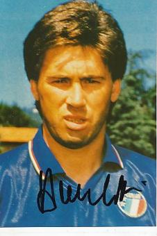 Carlo Ancelotti  Italien WM 1986  Fußball  Autogramm Foto  original signiert 