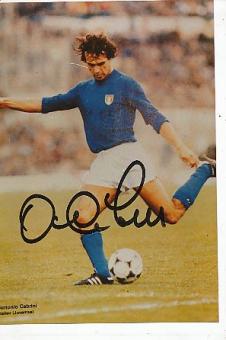 Antonio Cabrini Italien Weltmeister WM 1982  Fußball  Autogramm Foto  original signiert 