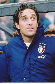 Luca Toni  Italien  Weltmeister WM 2006  Fußball  Autogramm Foto  original signiert 