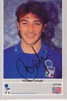 Pierluigi Casiraghi Italien  WM 1994  Fußball  Autogramm Foto  original signiert 
