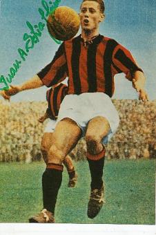 Juan Schiaffino † 2002  AC Mailand &  Uruguay Weltmeister WM 1950    Fußball  Autogramm Foto  original signiert 