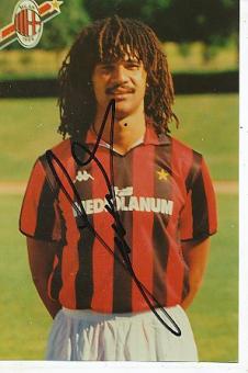 Ruud Gullit  AC Mailand  Fußball  Autogramm Foto  original signiert 
