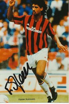 Frank Rijkaard  AC Mailand  Fußball  Autogramm Foto  original signiert 
