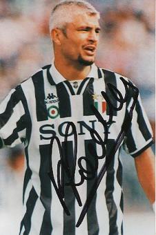 Fabrizio Ravanelli  Juventus Turin  Fußball  Autogramm Foto  original signiert 