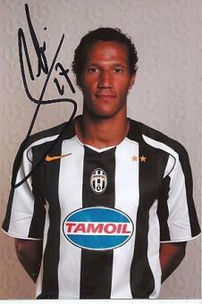 Jonathan Zebina  Juventus Turin  Fußball  Autogramm Foto  original signiert 