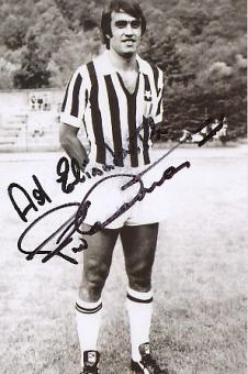 Pietro Anastasi † 2020  Juventus Turin  Fußball  Autogramm Foto  original signiert 