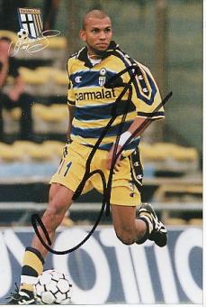 Marcio Amoroso AC Parma  Fußball Autogramm Foto original signiert 