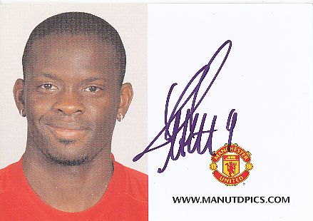 Louis Saha   Manchester United   Fußball Autogrammkarte original signiert 