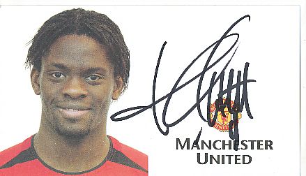 Louis Saha   Manchester United   Fußball Autogrammkarte original signiert 