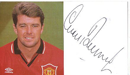 Gary Palister   Manchester United   Fußball Autogrammkarte original signiert 