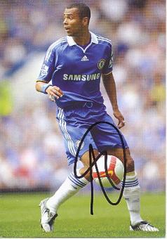 Ashley Cole   FC Chelsea London   Fußball Autogrammkarte original signiert 