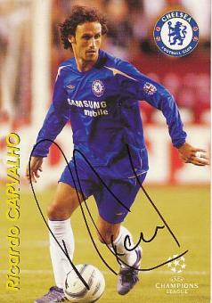 Ricardo Carvalho  FC Chelsea London   Fußball Autogrammkarte original signiert 