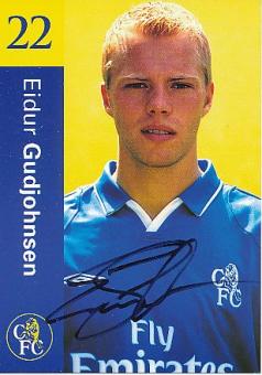 Eidur Gudjohnsen   FC Chelsea London   Fußball Autogrammkarte original signiert 