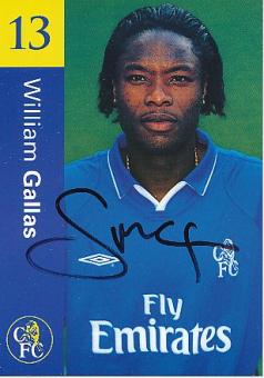William Gallas   FC Chelsea London   Fußball Autogrammkarte original signiert 