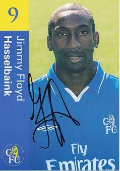 Jimmy Floyd Hasselbaink   FC Chelsea London   Fußball Autogrammkarte original signiert 