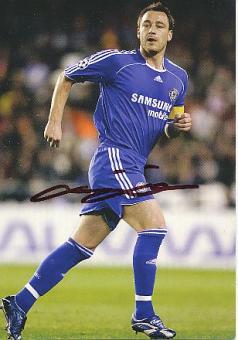 John Terry   FC Chelsea London   Fußball Autogrammkarte original signiert 