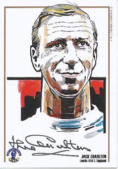 Jack Charlton † 2020  England Weltmeister WM 1966  Fußball Autogrammkarte original signiert 