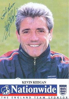 Kevin Keegan   England  Fußball Autogrammkarte original signiert 