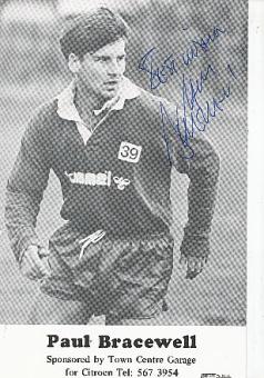Paul Bracewell   England  Fußball Autogrammkarte original signiert 