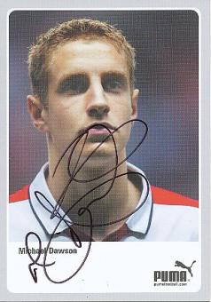 Michael Dawson  England  Fußball Autogrammkarte original signiert 