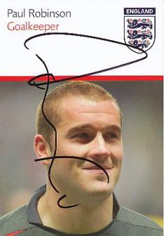 Paul Robinson  England  Fußball Autogrammkarte original signiert 